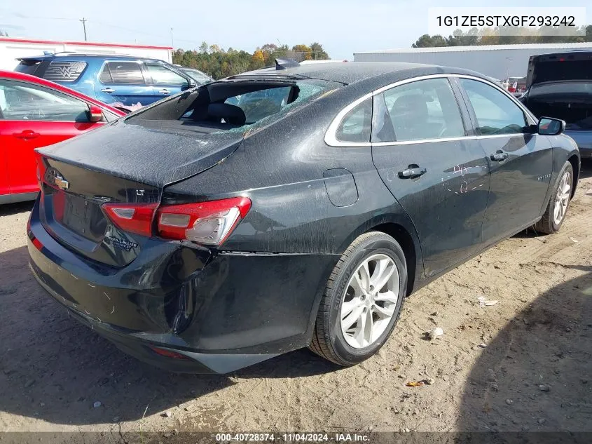 2016 Chevrolet Malibu 1Lt VIN: 1G1ZE5STXGF293242 Lot: 40728374