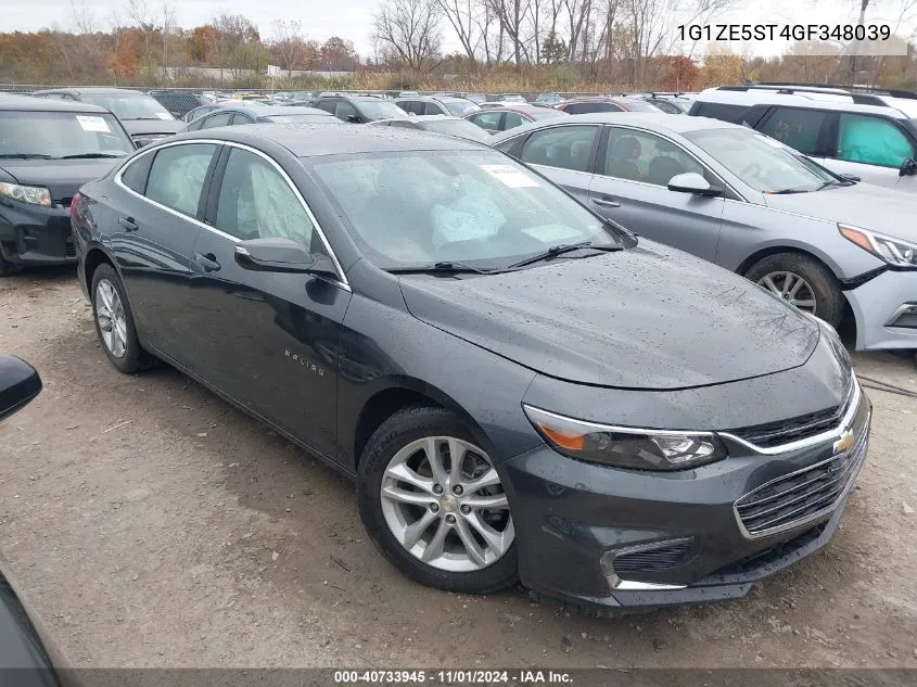 2016 Chevrolet Malibu 1Lt VIN: 1G1ZE5ST4GF348039 Lot: 40733945