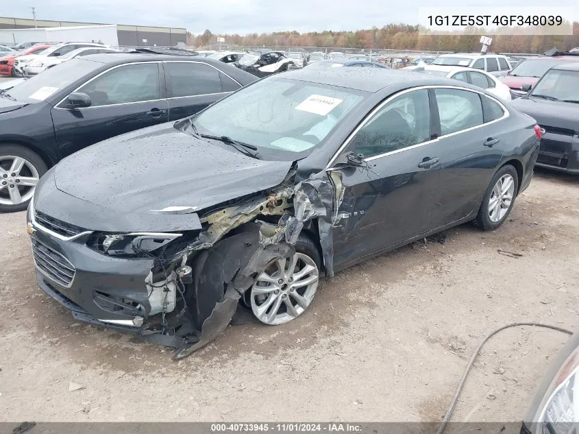 2016 Chevrolet Malibu 1Lt VIN: 1G1ZE5ST4GF348039 Lot: 40733945