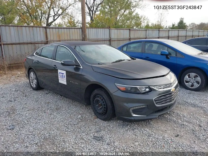 2016 Chevrolet Malibu 1Lt VIN: 1G1ZE5ST3GF243847 Lot: 40733977