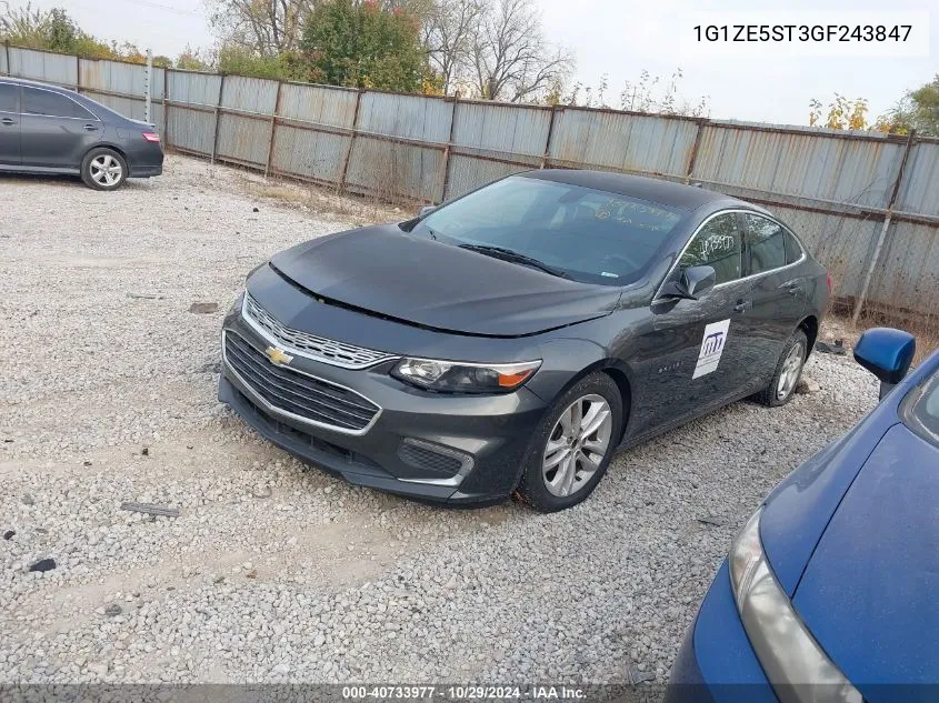 2016 Chevrolet Malibu 1Lt VIN: 1G1ZE5ST3GF243847 Lot: 40733977