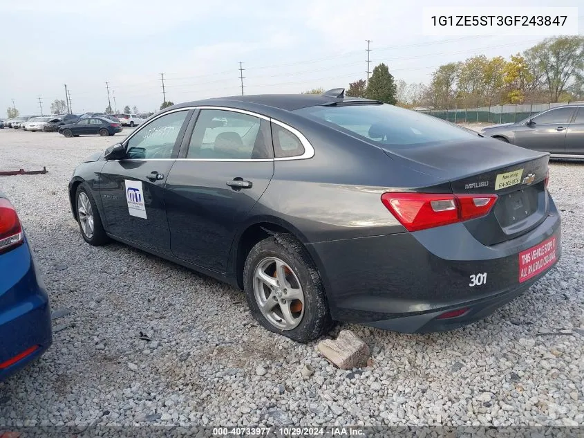 2016 Chevrolet Malibu 1Lt VIN: 1G1ZE5ST3GF243847 Lot: 40733977