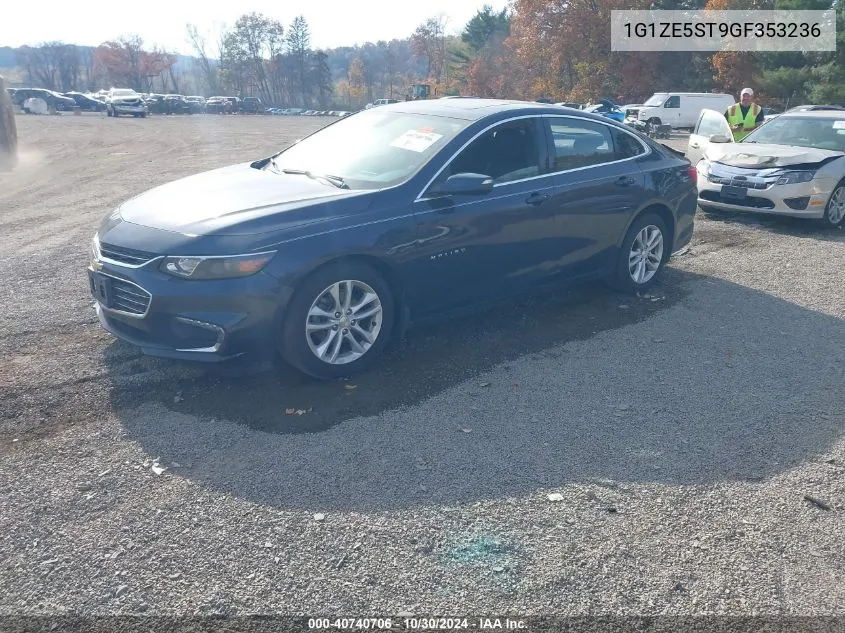 2016 Chevrolet Malibu 1Lt VIN: 1G1ZE5ST9GF353236 Lot: 40740706