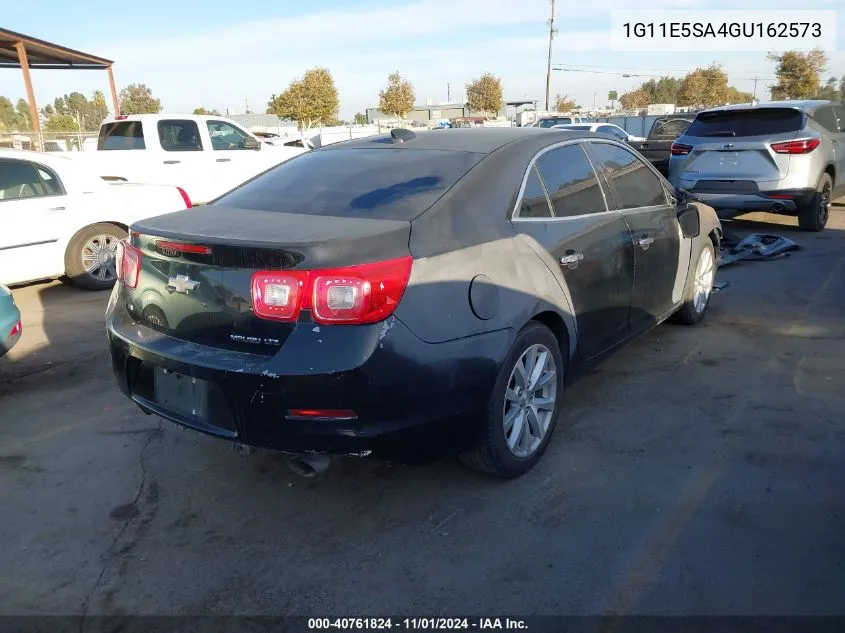 2016 Chevrolet Malibu Limited Ltz VIN: 1G11E5SA4GU162573 Lot: 40761824