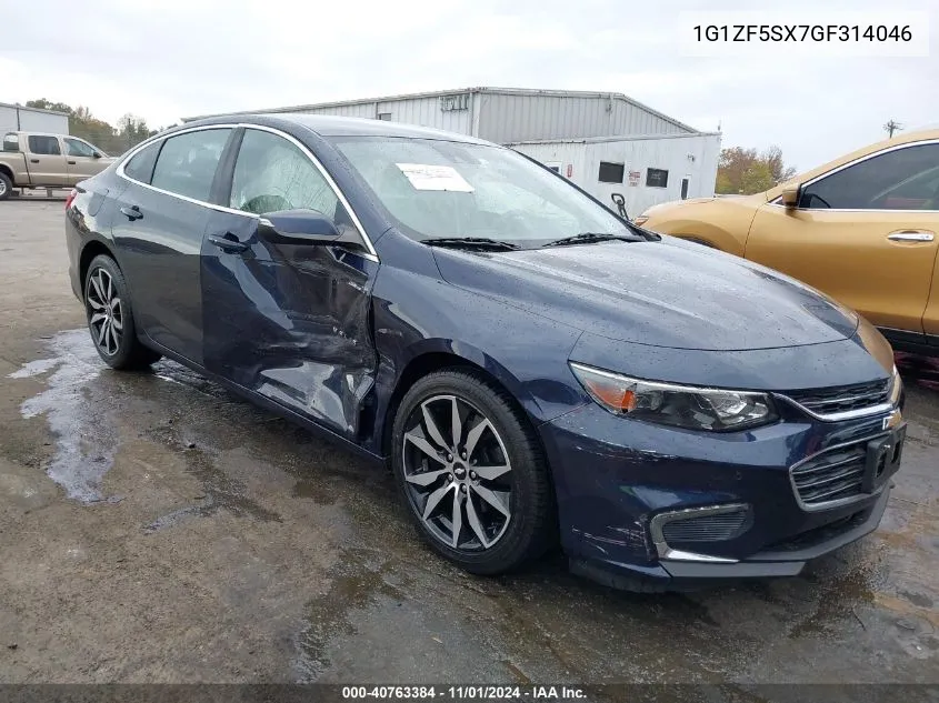 2016 Chevrolet Malibu 2Lt VIN: 1G1ZF5SX7GF314046 Lot: 40763384