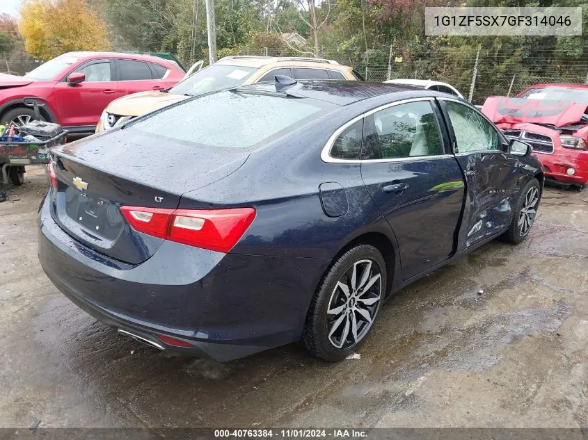 2016 Chevrolet Malibu 2Lt VIN: 1G1ZF5SX7GF314046 Lot: 40763384