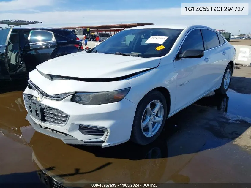 2016 Chevrolet Malibu 1Fl VIN: 1G1ZC5ST9GF294727 Lot: 40767699