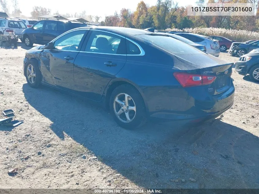 2016 Chevrolet Malibu Ls VIN: 1G1ZB5ST7GF301600 Lot: 40796780