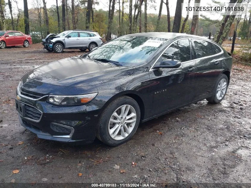 2016 Chevrolet Malibu 1Lt VIN: 1G1ZE5ST4GF191838 Lot: 40799183