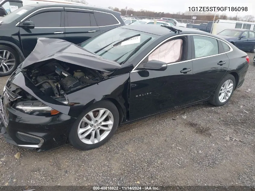 2016 Chevrolet Malibu 1Lt VIN: 1G1ZE5ST9GF186098 Lot: 40818922