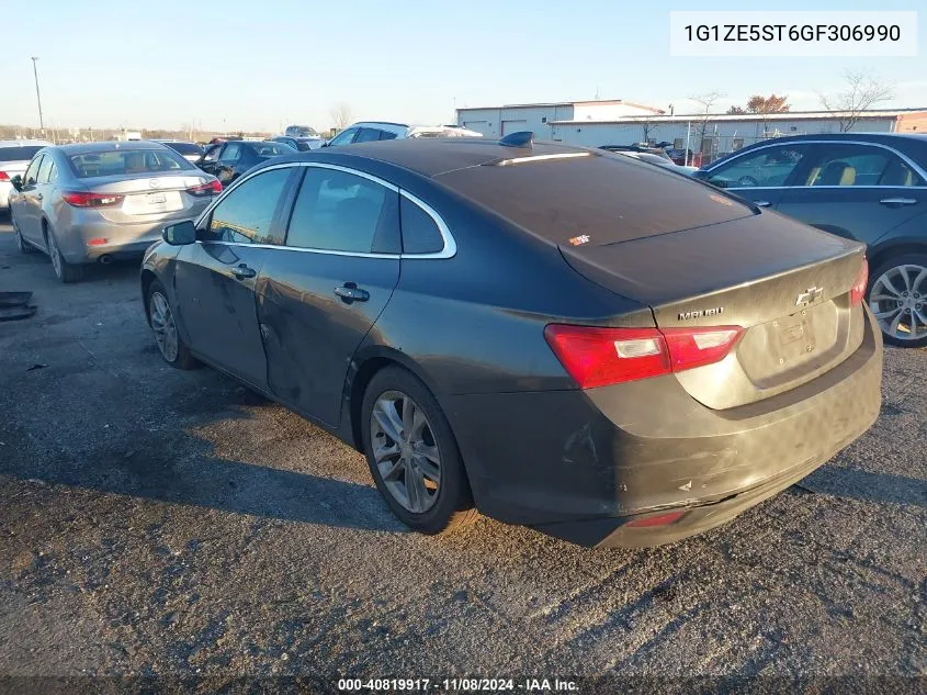 2016 Chevrolet Malibu 1Lt VIN: 1G1ZE5ST6GF306990 Lot: 40819917