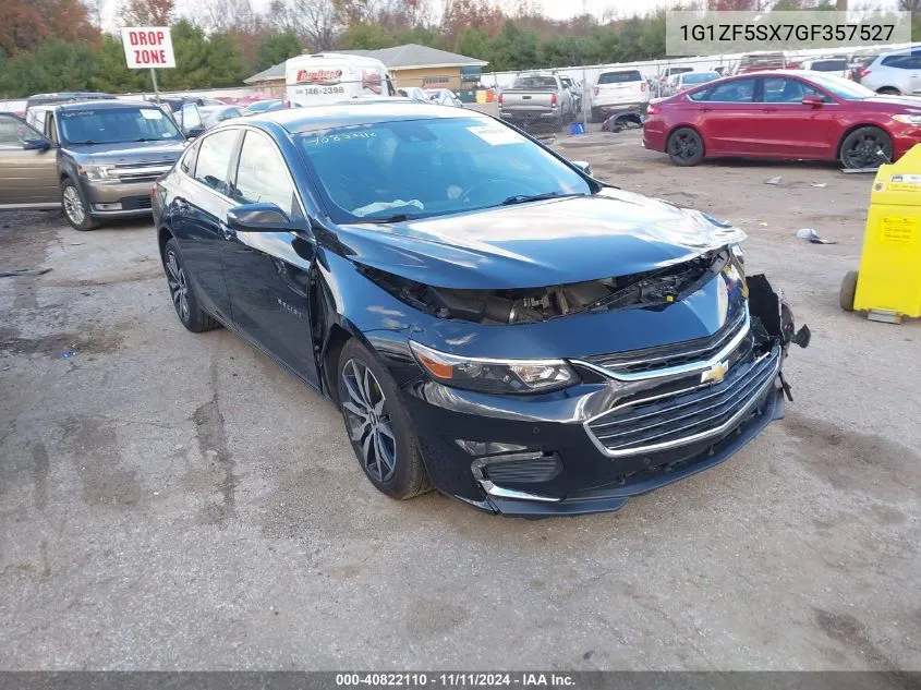 2016 Chevrolet Malibu 2Lt VIN: 1G1ZF5SX7GF357527 Lot: 40822110