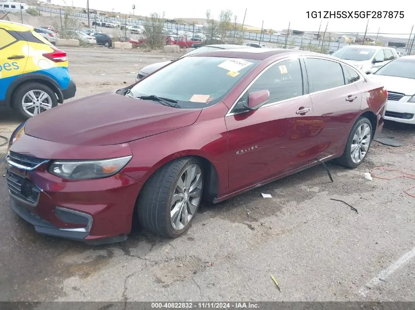 2016 Chevrolet Malibu Premier VIN: 1G1ZH5SX5GF287875 Lot: 40822832