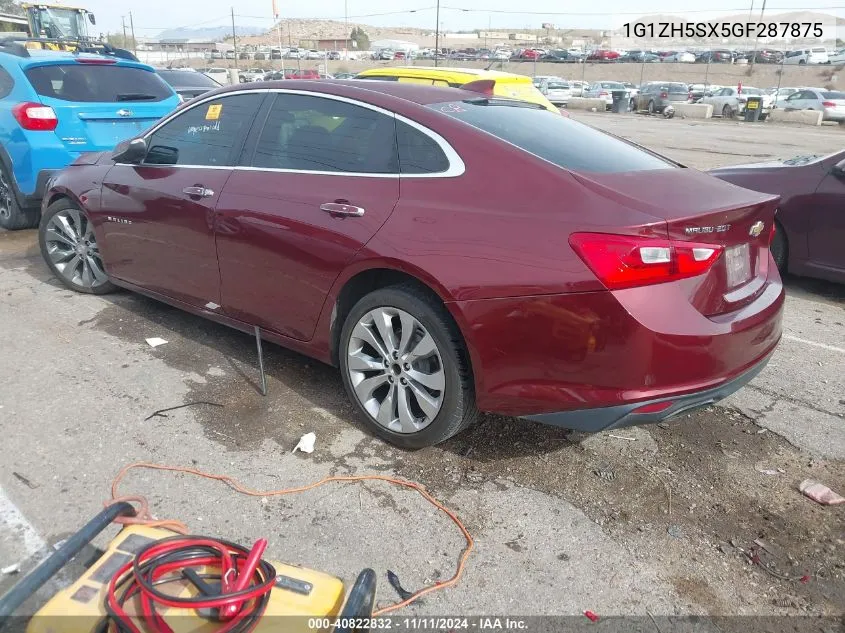 2016 Chevrolet Malibu Premier VIN: 1G1ZH5SX5GF287875 Lot: 40822832