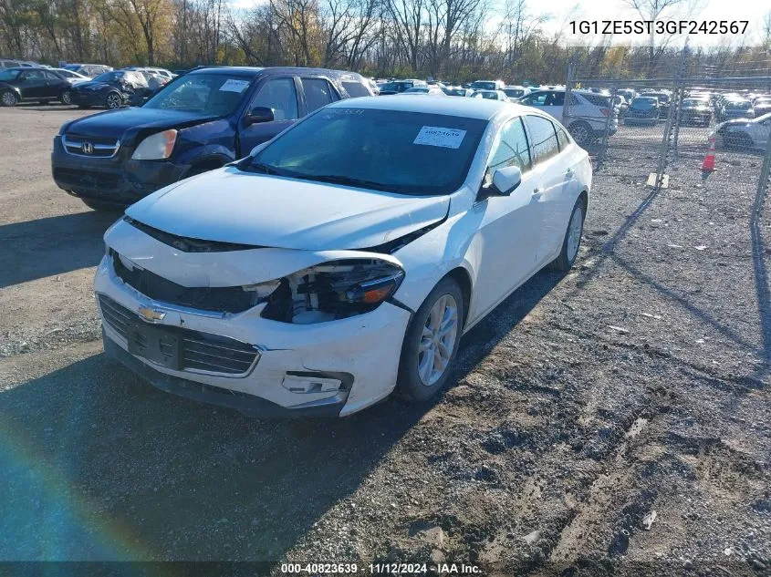 2016 Chevrolet Malibu 1Lt VIN: 1G1ZE5ST3GF242567 Lot: 40823639