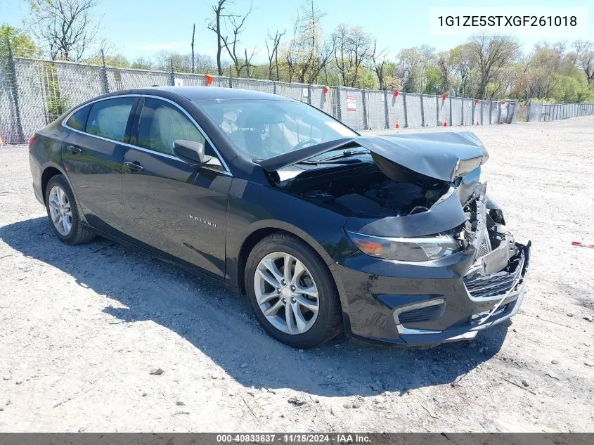 1G1ZE5STXGF261018 2016 Chevrolet Malibu 1Lt