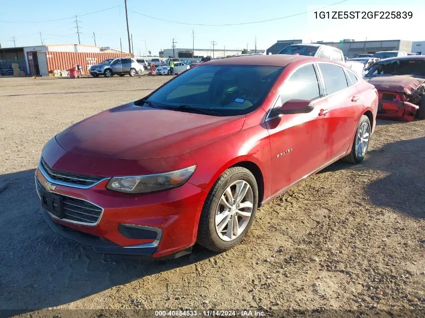 2016 Chevrolet Malibu 1Lt VIN: 1G1ZE5ST2GF225839 Lot: 40854533