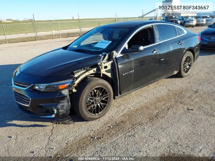 2016 Chevrolet Malibu 1Lt VIN: 1G1ZE5ST8GF343667 Lot: 40854933