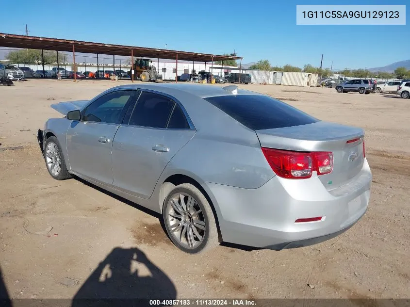 2016 Chevrolet Malibu Limited Lt VIN: 1G11C5SA9GU129123 Lot: 40857183