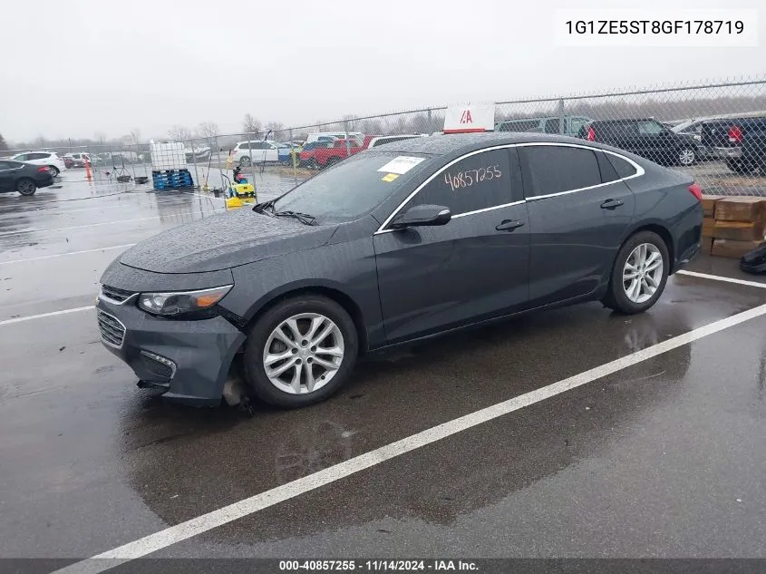 2016 Chevrolet Malibu 1Lt VIN: 1G1ZE5ST8GF178719 Lot: 40857255