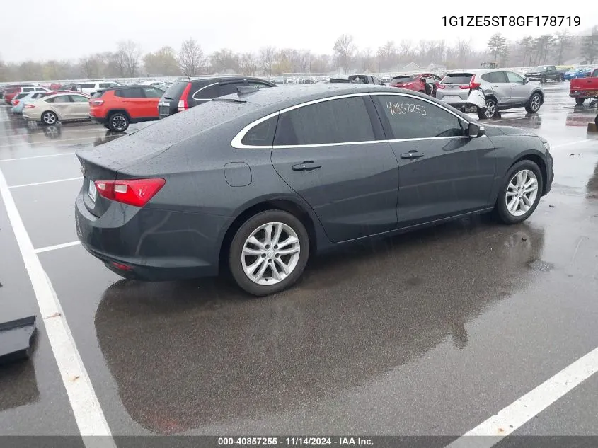 2016 Chevrolet Malibu 1Lt VIN: 1G1ZE5ST8GF178719 Lot: 40857255