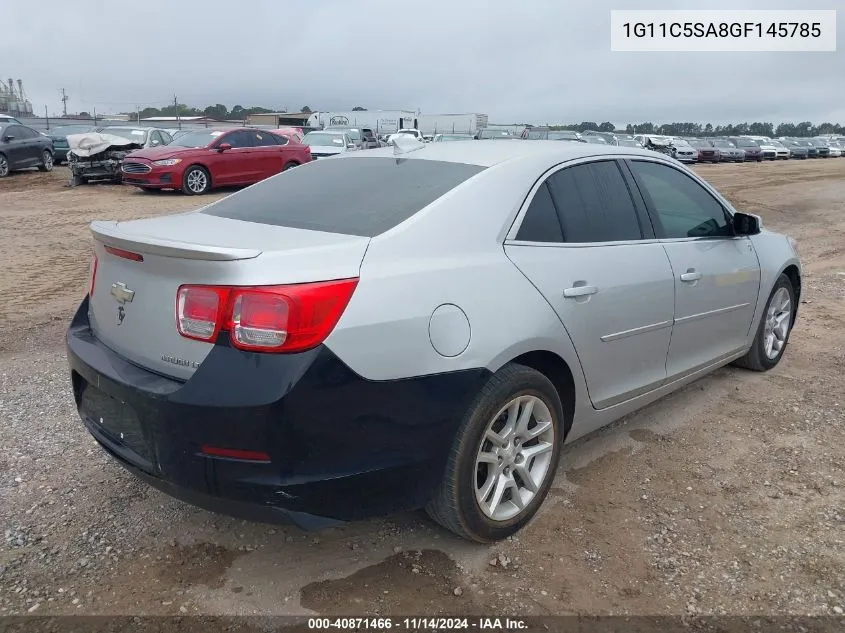 2016 Chevrolet Malibu Limited Lt VIN: 1G11C5SA8GF145785 Lot: 40871466