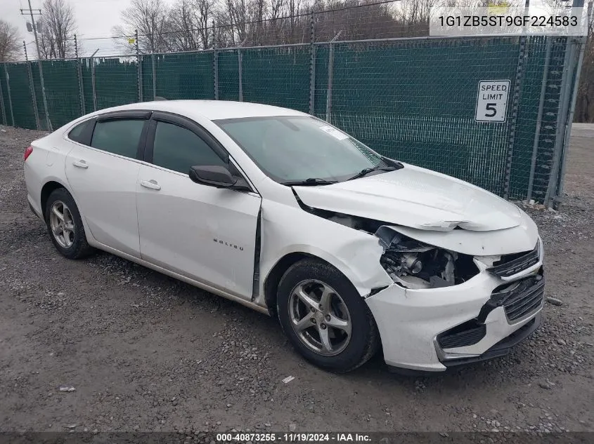 2016 Chevrolet Malibu Ls VIN: 1G1ZB5ST9GF224583 Lot: 40873255