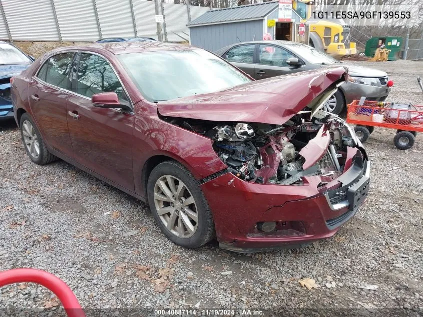 1G11E5SA9GF139553 2016 Chevrolet Malibu Limited Ltz