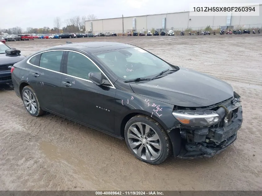 2016 Chevrolet Malibu Premier VIN: 1G1ZH5SX8GF260394 Lot: 40889642