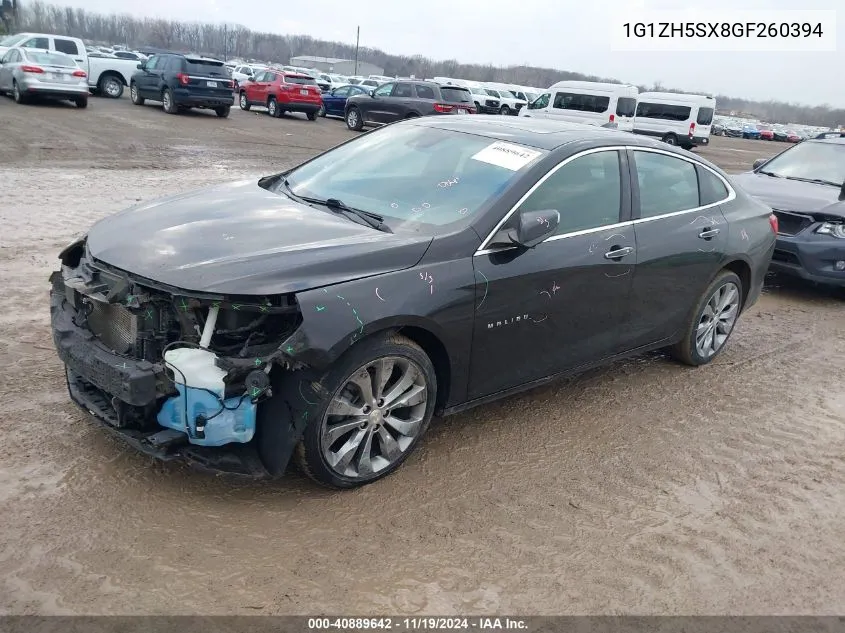 2016 Chevrolet Malibu Premier VIN: 1G1ZH5SX8GF260394 Lot: 40889642