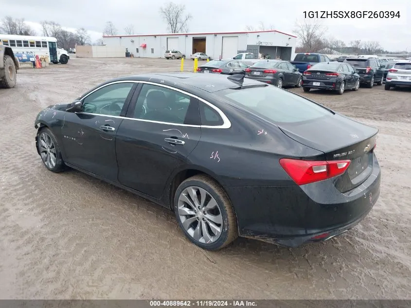 2016 Chevrolet Malibu Premier VIN: 1G1ZH5SX8GF260394 Lot: 40889642