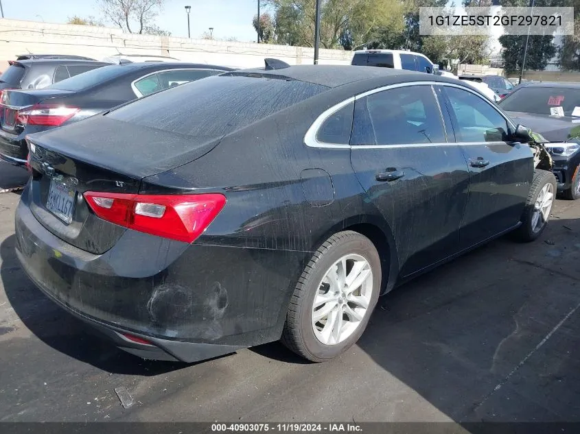 2016 Chevrolet Malibu 1Lt VIN: 1G1ZE5ST2GF297821 Lot: 40903075