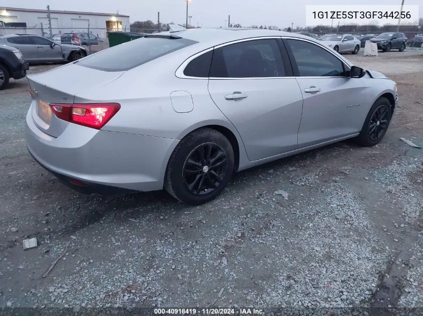 2016 Chevrolet Malibu 1Lt VIN: 1G1ZE5ST3GF344256 Lot: 40918419