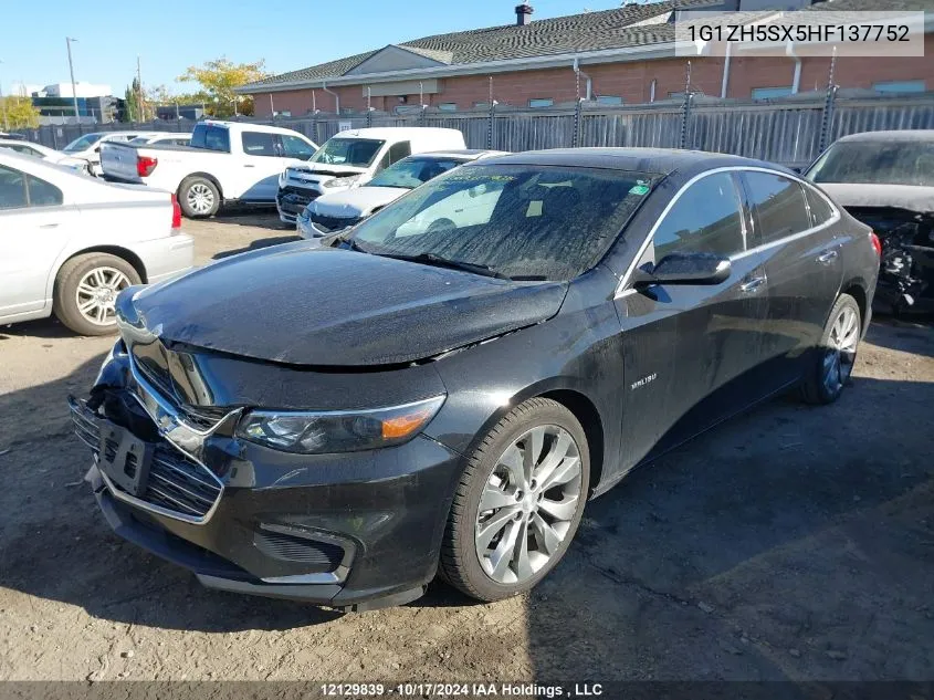 1G1ZH5SX5HF137752 2017 Chevrolet Malibu