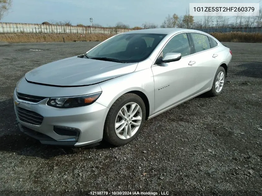 2017 Chevrolet Malibu VIN: 1G1ZE5ST2HF260379 Lot: 12138779