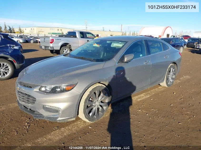 2017 Chevrolet Malibu Premier VIN: 1G1ZH5SX0HF233174 Lot: 12144258