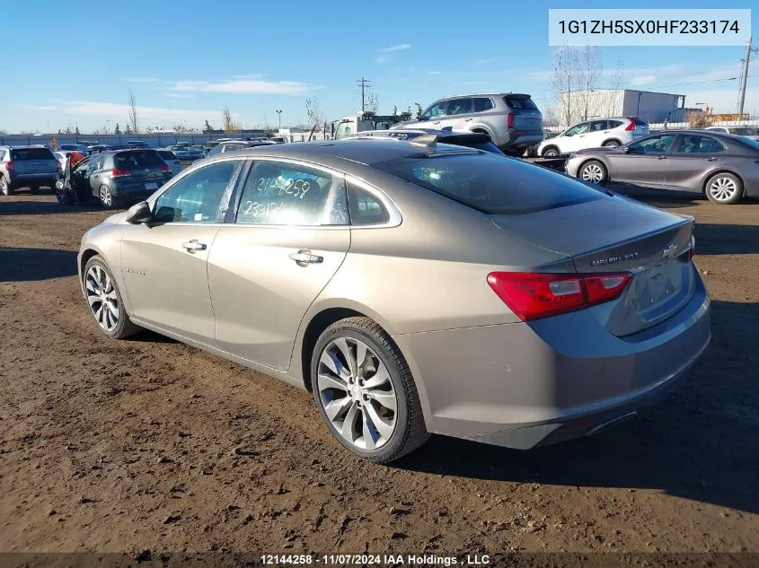 2017 Chevrolet Malibu Premier VIN: 1G1ZH5SX0HF233174 Lot: 12144258