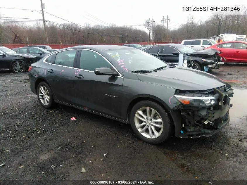 2017 Chevrolet Malibu 1Lt VIN: 1G1ZE5ST4HF281346 Lot: 38896187