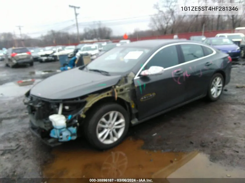 1G1ZE5ST4HF281346 2017 Chevrolet Malibu 1Lt