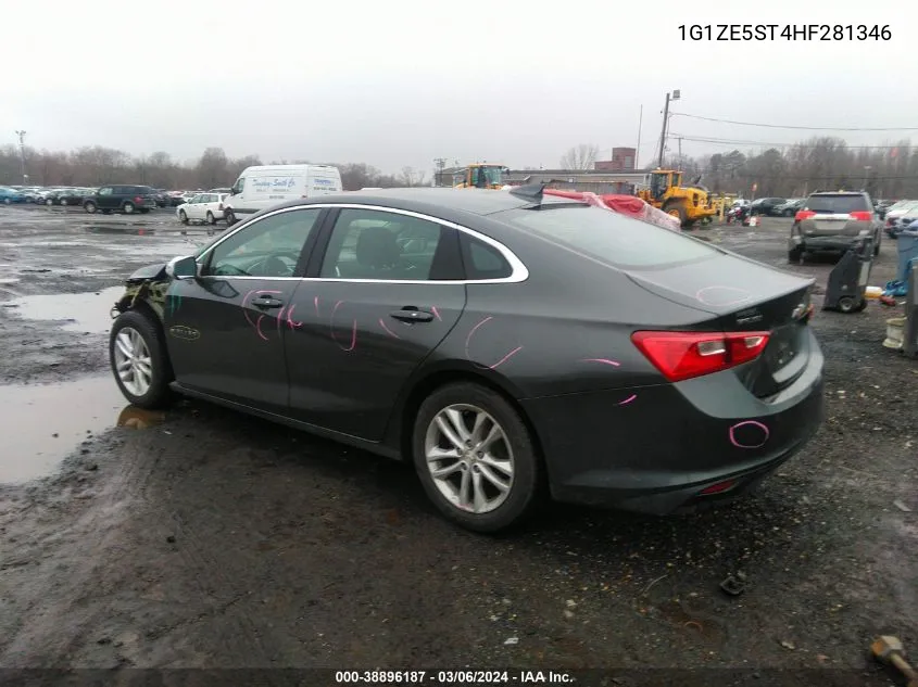 1G1ZE5ST4HF281346 2017 Chevrolet Malibu 1Lt