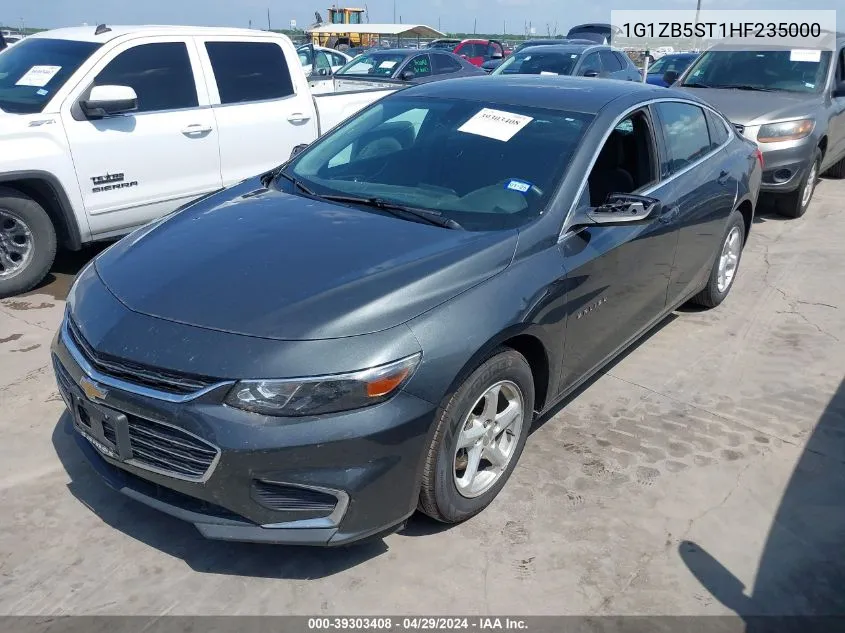 1G1ZB5ST1HF235000 2017 Chevrolet Malibu Ls