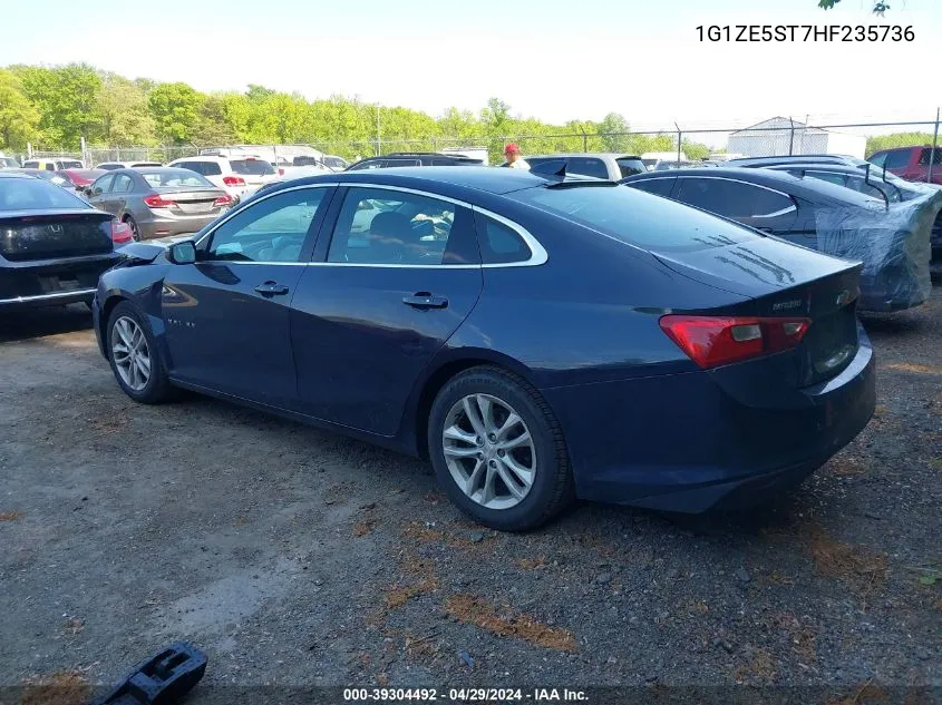 1G1ZE5ST7HF235736 2017 Chevrolet Malibu 1Lt