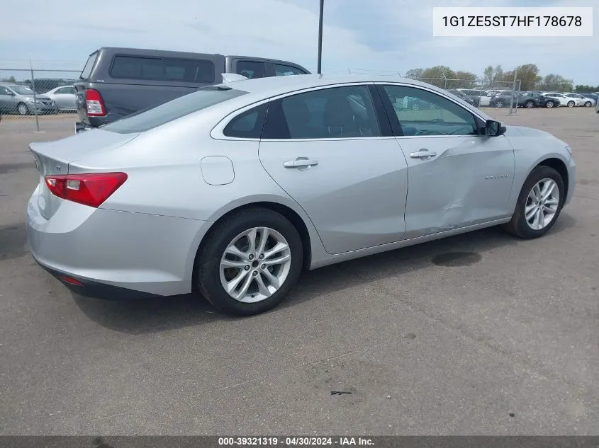 1G1ZE5ST7HF178678 2017 Chevrolet Malibu 1Lt