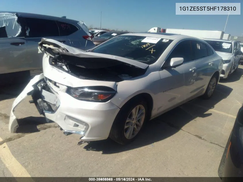 2017 Chevrolet Malibu 1Lt VIN: 1G1ZE5ST5HF178310 Lot: 39408849