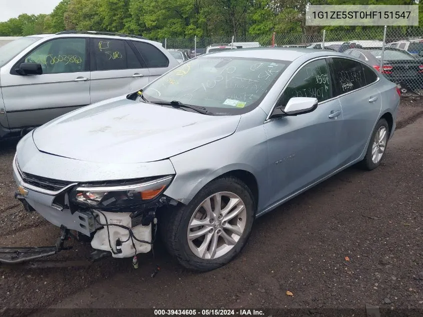 2017 Chevrolet Malibu 1Lt VIN: 1G1ZE5ST0HF151547 Lot: 39434605