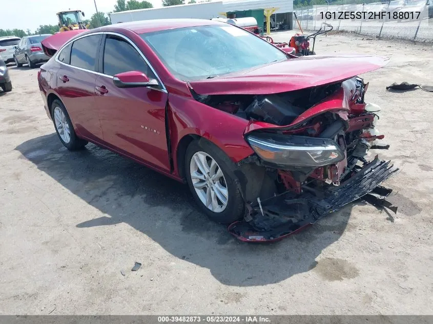 2017 Chevrolet Malibu 1Lt VIN: 1G1ZE5ST2HF188017 Lot: 39482873