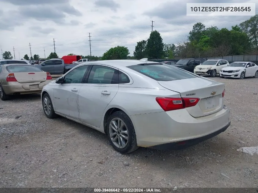 2017 Chevrolet Malibu 1Lt VIN: 1G1ZE5ST2HF286545 Lot: 39486642