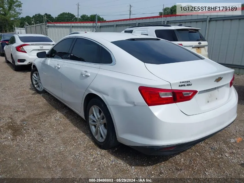 2017 Chevrolet Malibu 1Lt VIN: 1G1ZE5ST8HF179189 Lot: 39498803