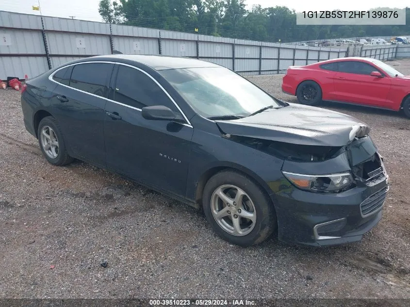 1G1ZB5ST2HF139876 2017 Chevrolet Malibu Ls