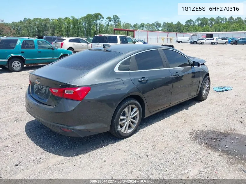 1G1ZE5ST6HF270316 2017 Chevrolet Malibu 1Lt